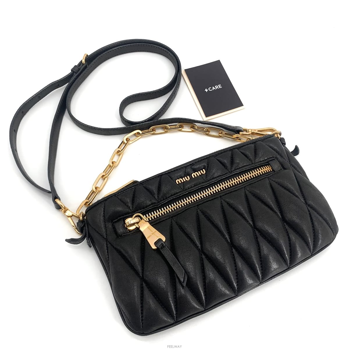 Miu Miu �̿�̿� ���׶�� ��Ʈ�� ����� 2way�̿�̿� ���׶�� ��Ʈ�� ����� 2way