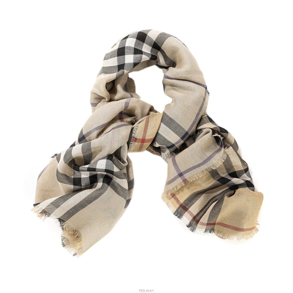 Burberry (MU CHECK GAUZ 8097026) ������� ��ī�� 27SS(MU CHECK GAUZ 8097026) ������� ��ī�� 27SS