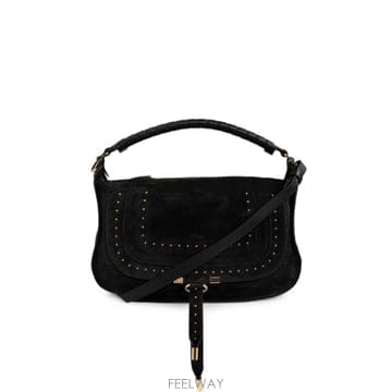 Chloe ���ο� Marcie stud embellished shoulder bag 12127966691592 TP72���ο� Marcie stud embellished shoulder bag 1212796669