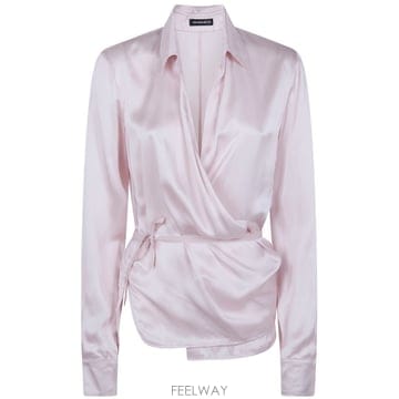 26SS 앤 드뮐미스터 ALBA ASYMMETRIC WRAP 셔츠 B0013790FA134305 TP5705