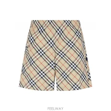 26FW Burberry 체크 스윔 숏츠 8126465 TP580350880