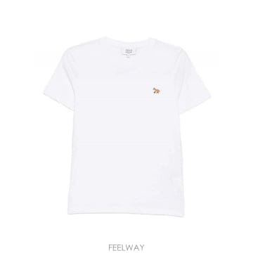 26FW Maison Kitsune T 셔츠 PW00115KJ7026WHITE TP580320248