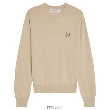 Maison Kitsune MAGLIA FOX HEAD MW00801KT1036H218 TP579106373