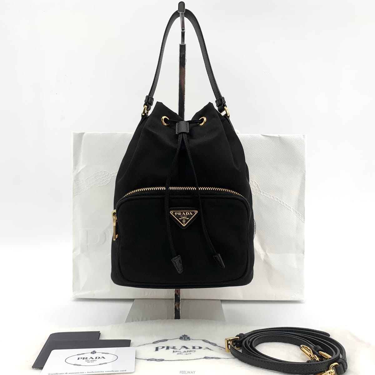 PRADA *��ȭ����* ����� �����Ϸ� ���ڳ� ��Ŷ�� 1BH038*��ȭ����* ����� �����Ϸ� ���ڳ� ��Ŷ�� 1BH038