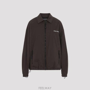 26FW 미우미우 브라운 개버딘 자켓 ML1574SOOO19LWF0192 TP580427196
