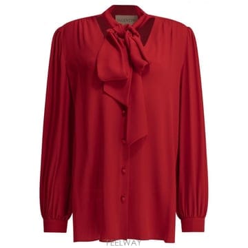 26FW Valentino 실크 georgette 블라우스 9B3AB8K01MHR9M TP578983124