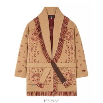 26FW ALANUI BANDANA JACQUARD 가디건 LWHB064E26KNI0026184 TP5808