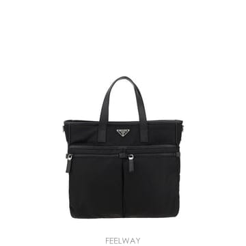 해외 이태리배송 AW26 프라다 남성 로고가 새겨진 토트백 2VG860VXON2DMH_F0002