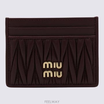 Miu Miu 26FW �̿�̿� matelasse nappa ���� ī�� Ȧ�� 5MC076AFPPF0007 TP579256526FW �̿�̿� matelasse nappa ���� ī�� Ȧ�� 5MC076AFP
