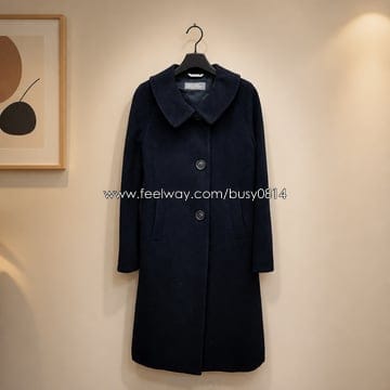 막스마라 Max Mara 버진울 롱코트 IT 40사이즈