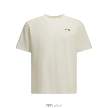 [V90]오트리 TSPX108A 남성 티셔츠 상의 반팔티 Crew neck T shirt with logo