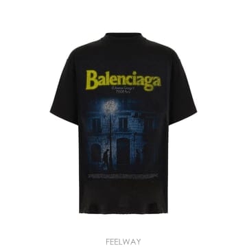 [W63]발렌시아가 764235TUVO6 1041 남성 티셔츠 상의 탑 T SHIRT