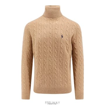 26 FW 폴로 랄프로렌 포니 엠브로이더드 롤 넥 스웨터 006 710876836