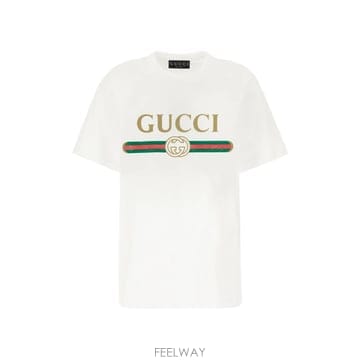 [W63]구찌 865015XJHUF 9280 여성 티셔츠 상의 탑 T SHIRT