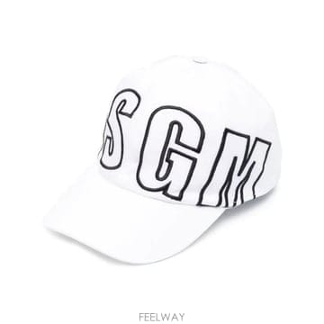 당일배송 엠에스지엠 로고 자수 캡 모자