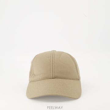 꾸레쥬 로고 자수 캡 블랙