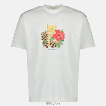 [A7] 드롤 드 뮤스 K-TS300-CO002-OW 티셔츠 탑 상의 남성