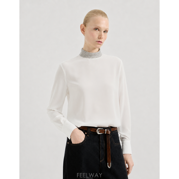 Brunello Cucinelli ���ڷ� ��ġ�ڸ� FW�÷��� ���� ��ũ ��ũ�� ����콺 ���� ��Ҹ� ���߷����ڷ� ��ġ�ڸ� FW�÷��� ���� ��ũ ��ũ�� ����콺 