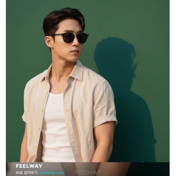 [당일발송] Zegna 제냐 스퀘어 뿔테 선글라스 / EZ 0061-D 01C 145 *3