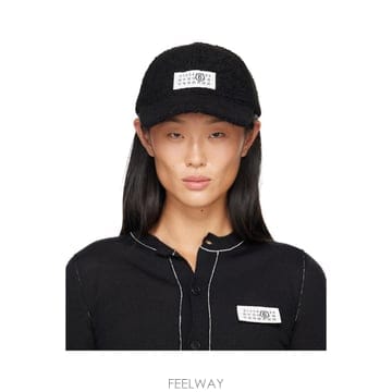 메종마르지엘라 블랙 테디 볼캡 S52TC0072 M13319 TP876542061
