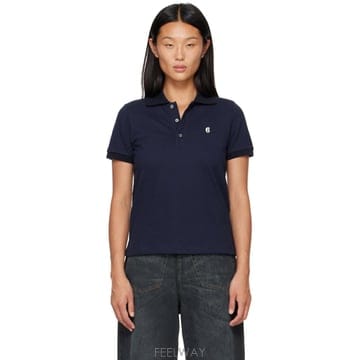 메종마르지엘라 네이비 코튼 폴로 셔츠 S52GL0028 M20220 TP876541731