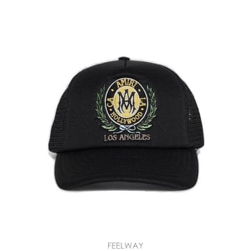아미리 MA 크레스트 트러커 볼캡 블랙