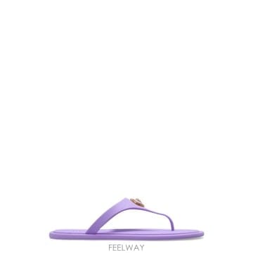 Versace Alia 끈 스트랩 플랫 샌들 10162481A10983 1LI5V TP979693446