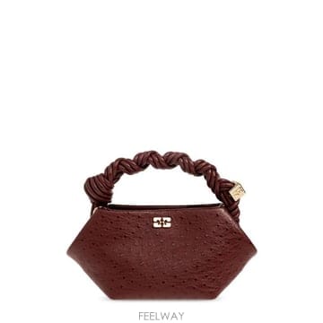 Ganni 미니 부 백 C2100009 007BRICKRED TP979622170