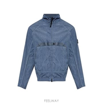Stone Island 로고 패치 집업 재킷 L2S15Q100009S0405 V002E TP979631274