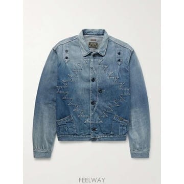 26 FW 캐피탈 블루 썬더버드 패널드 데님 블루종 재킷 TP580314176