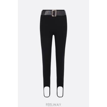 [E32]셀프포트레이트 AW26174PB 여성 레깅스 SELF PORTRAIT stirrup leggings