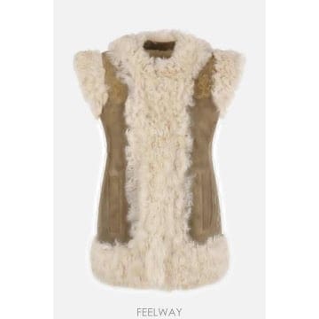 [E32]에트로 WROG0007AR11QM0428 여성 퍼 시어링자켓 무스탕 ETRO shearling ve
