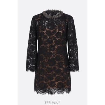 [E32]셀프포트레이트 AW26045SB 여성 원피스 SELF PORTRAIT lace mini dress