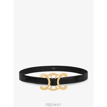 CELINE [N85]������ B10AD3A01 ���� ��Ʈ �㸮�� ������� CELINE Leather belt with T[N85]������ B10AD3A01 ���� ��Ʈ �㸮�� ������� CELINE
