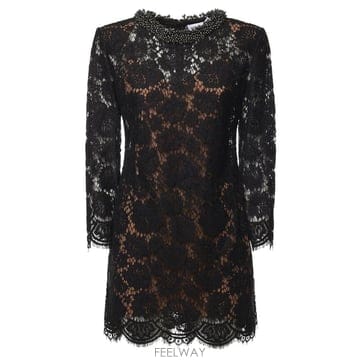 [B47]셀프포트레이트 AW26045SB 여성 원피스 드레스 BLACK MINI DRESS