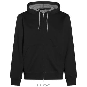 [B47]브루넬로 쿠치넬리 MM8319069GC101 남성 맨투맨 스웨트셔츠 상의 BLACK COTTON S
