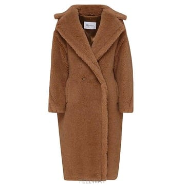 [B47]막스마라 262101608260010739001 여성 코트 아우터 CAMEL TEDDY COAT