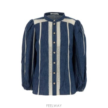 [X45]짐머만 5604TRS261 RWBLU 여성 셔츠 남방 블라우스 Blue denim Awaken sh