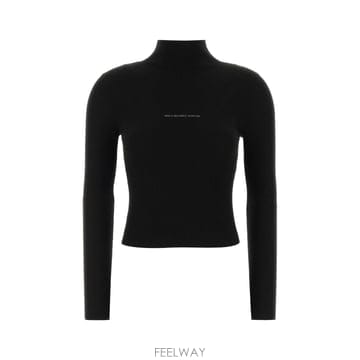 [X45]알렉산더왕 1KC4261039 001 여성 셔츠 남방 반팔 긴팔 블라우스 Black jersey t