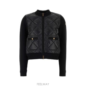 [X45]몽클레어 L20939B00004M1113 999 여성 스웨터 니트 가디건 Black cotton c