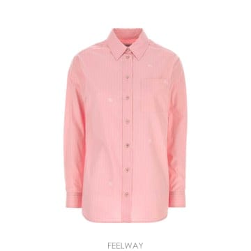 [X45]버버리 8127333 C6258 여성 셔츠 남방 블라우스 Embroidered poplin shir