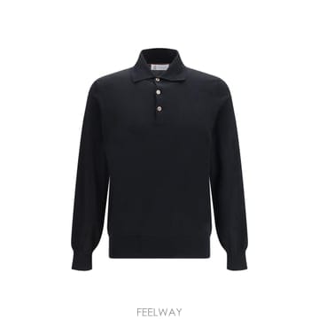 [K68]브루넬로 쿠치넬리 M29800135 CH101 남성 폴로 피케셔츠 Long sleeve cotton