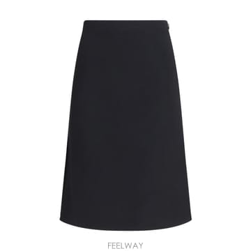 [K68]펜디 FQ7764B1UJ F0QA1 여성 스커트 치마 롱 미디 미니스커트 Wool and silk 
