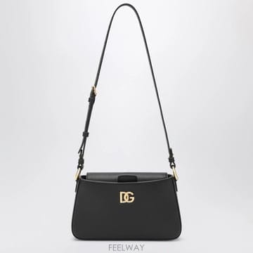 26 F/W 돌체 앤 가바나 블랙 카프스킨 폰 백 BI3466A3P0 B0052044067