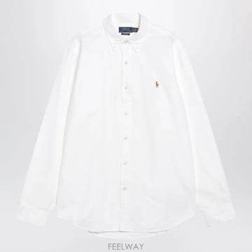 25 F/W 폴로 랄프로렌 화이트 옥스포드 커스텀-핏 셔츠 71079 B0051846498