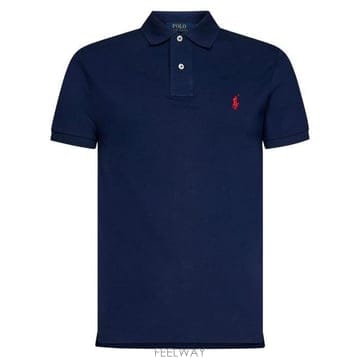 26 FW 폴로 랄프로렌 로고 엠브로이더드 숏슬리브 폴로셔츠 007 710795080