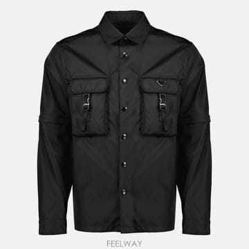 프라다 긴팔 셔츠 Black