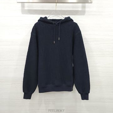 [럭스유] S / 디올 오블리크 테리 후드티 네이비 113J631A0684
