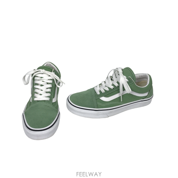 반스 Vans 올드스쿨 그린색 스니커즈 신발 여성225