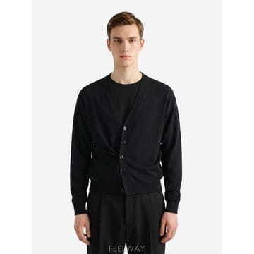 26FW 르메르 드라이 메리노 울 블렌드 브이넥 가디건 [M] PO0052M LK1063 BK999